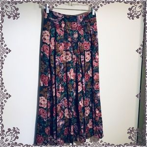 Vintage Michelle Stuart Floral Skirt